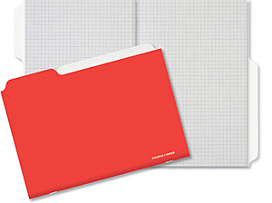 Pantone Warm Red PROJECT notebook | www.coupledidees.com
