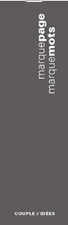 Carnet MARQUE-PAGE Gris | www.coupledidees.com
